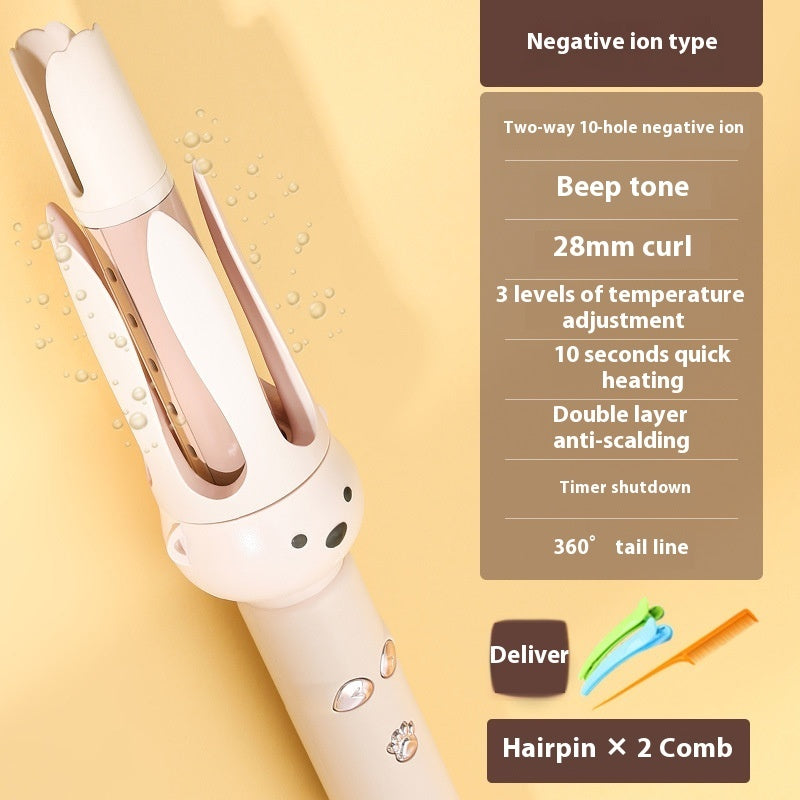 Dwelva™ Fully Automatic Electric Hair Curler – Lazy Curling Tool with Rotating Barrel for Effortless, Damage-Free Styling